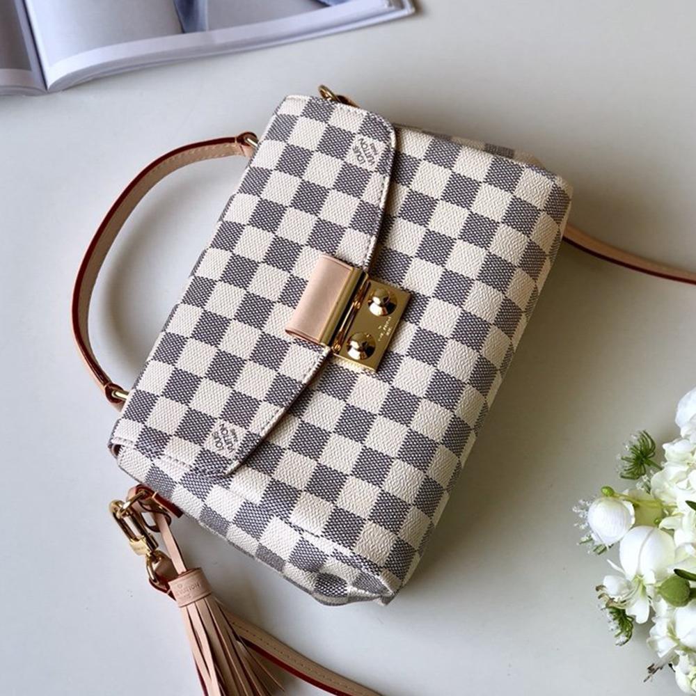 Louis Vuitton Croisette Damier Azur Handbag — view 2