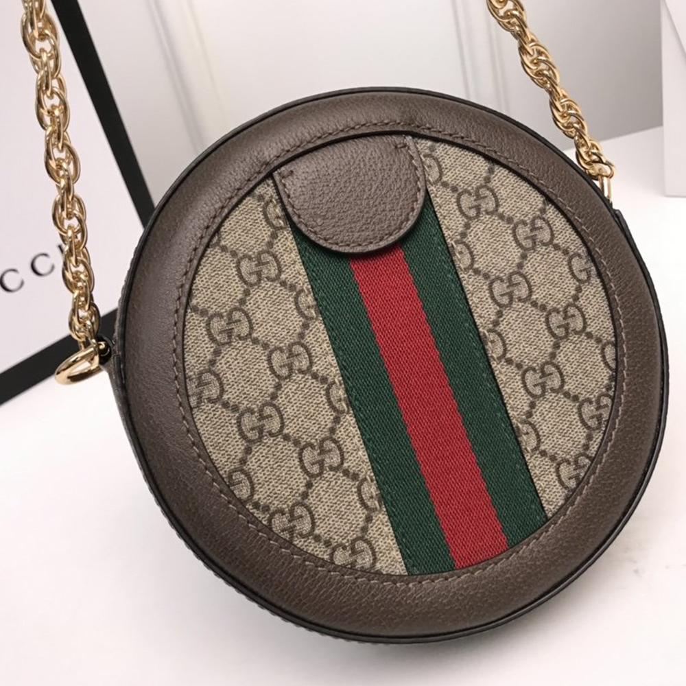 Gucci Ophidia Mini GG Round Shoulder Bag — view 3