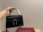 Gucci Glossy Black Handbag Crossbody — view 8