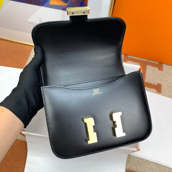 Hermes Constance Bag Mini 14cm - Black — view 6