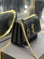 YSL Sunset Bag Small - Black — view 2