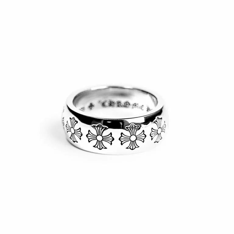 Chrome Hearts ETCHED PLUS BAND RING 2 — view 3