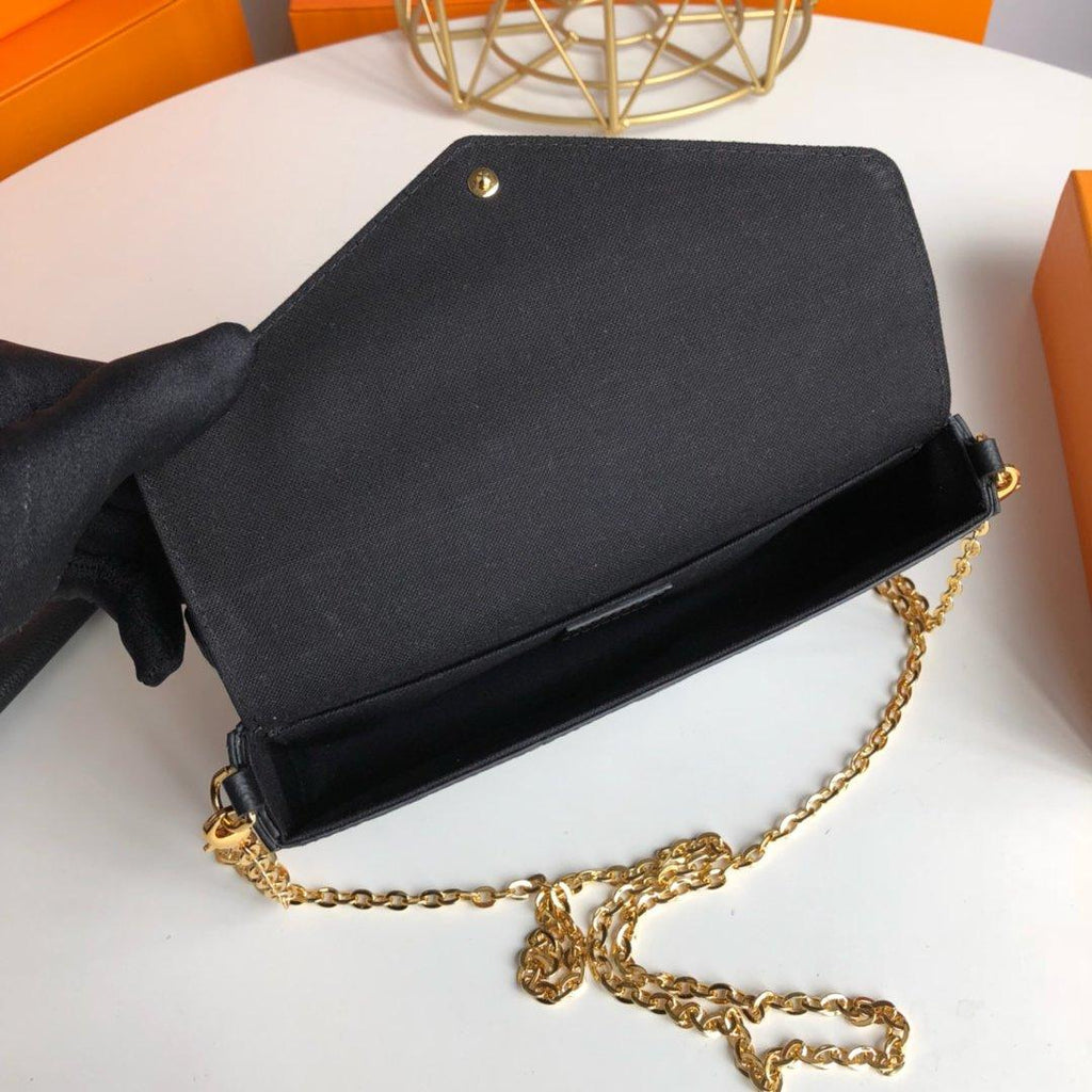 Louis Vuitton Félicie Pochette Black — view 7