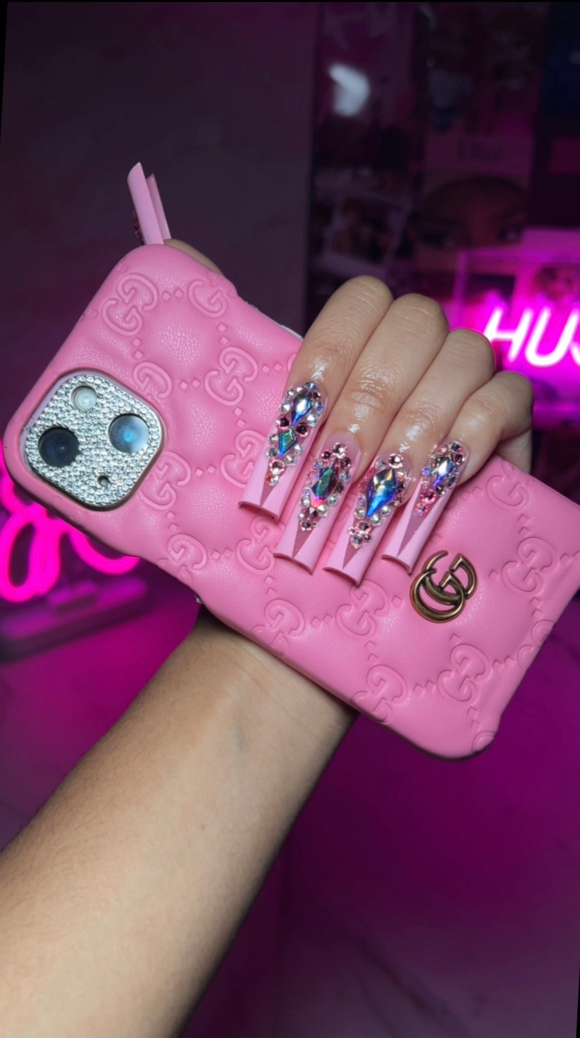 Pink iPhone Case — view 1