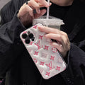 Monogram iPhone Case -Pink — view 1