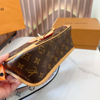 LV Diane Monogram Canvas Crossbody Bag with Embroidered Adjustable Strap — view 3