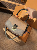 LV Pochette Metis Monogram Reverse Canvas Handle Crossbody Bag with Leather Trim and Shoulder Strap — view 1