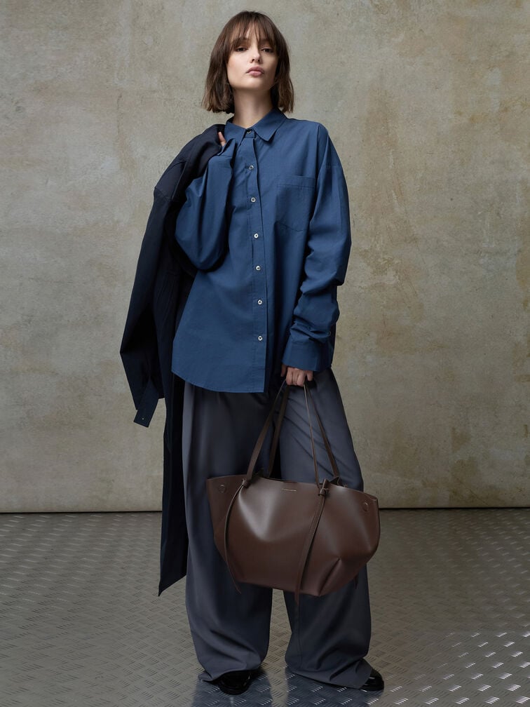 Xl Calla Tote Bag - Espresso Brown — view 2