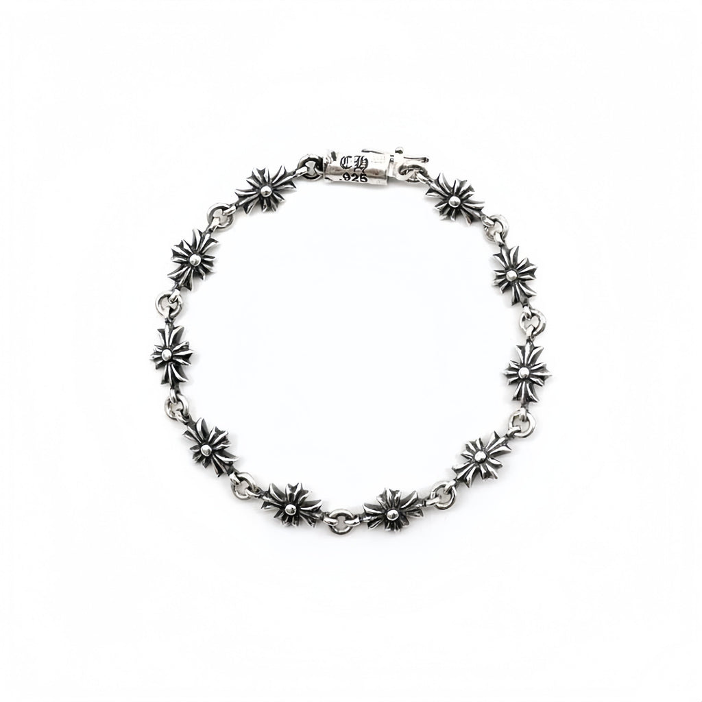 Chrome Hearts Silver Tiny E Bracelet — view 1