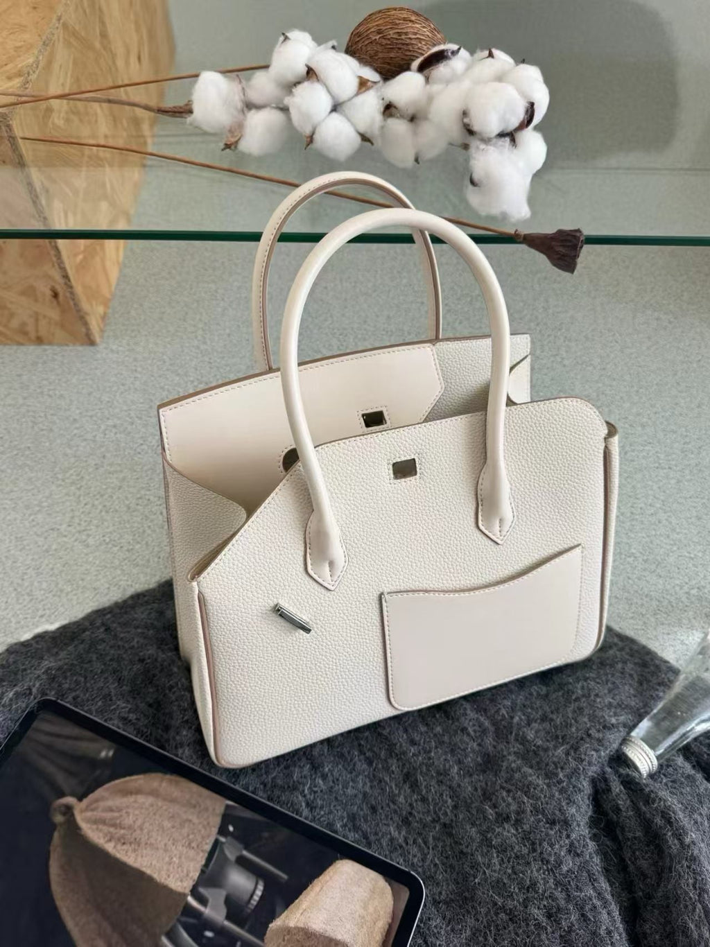 Limited Edition Hermes Birkin Desordre Handbag — view 7