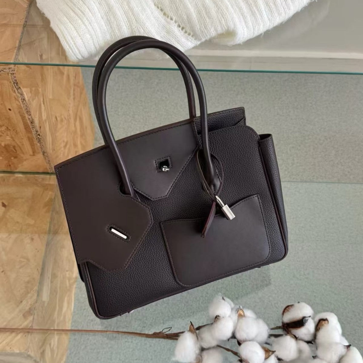 Limited Edition Hermes Birkin Desordre Handbag — view 4