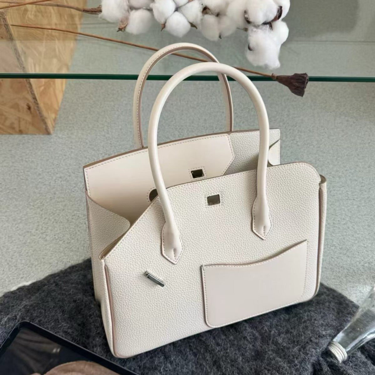 Limited Edition Hermes Birkin Desordre Handbag — view 6