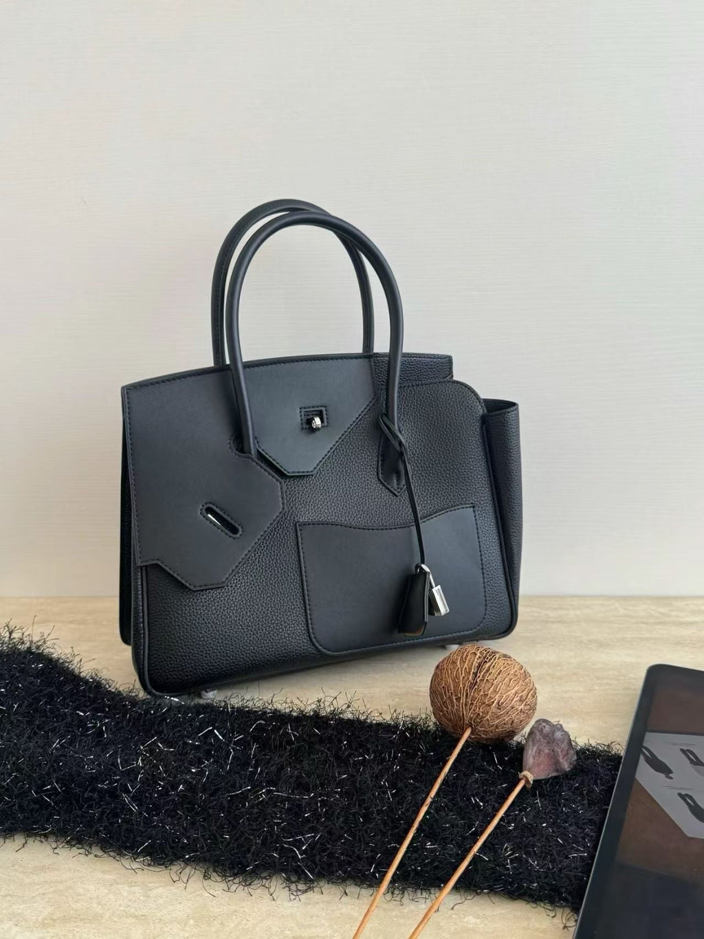 Limited Edition Hermes Birkin Desordre Handbag — view 3