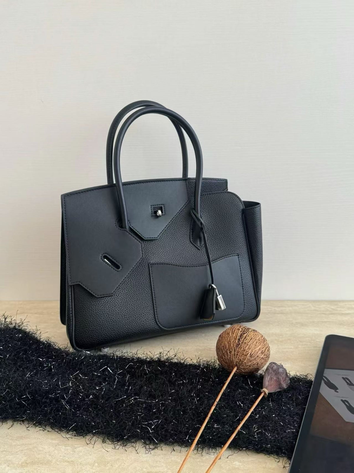 Limited Edition Hermes Birkin Desordre Handbag — view 3
