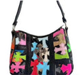 Chrome Hearts Silver Filigree Multicolor Patch Lyon Bag — view 1