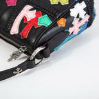 Chrome Hearts Silver Filigree Multicolor Patch Lyon Bag — view 5