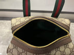 Gucci Mini GG Handbag - Beige and Dark Brown — view 12
