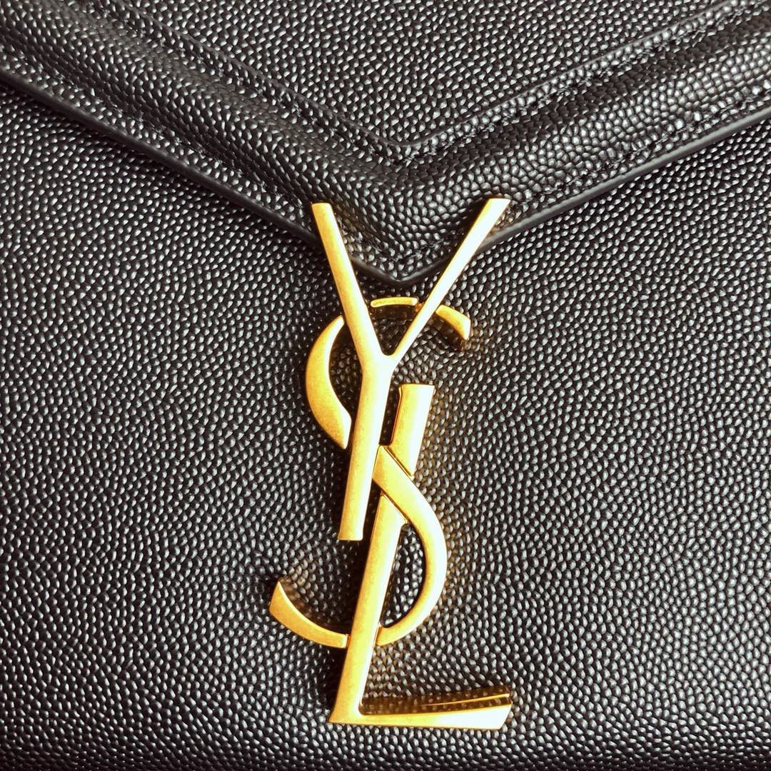 YSL Cassandra Mini Top Handle Bag Black — view 7
