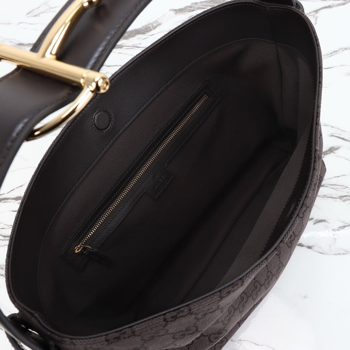 Gucci Beatrix Tote Brown and Dark Brown Original GG Canvas — view 6