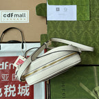 Gucci Blondie Small Shoulder White Leather Bag — view 3