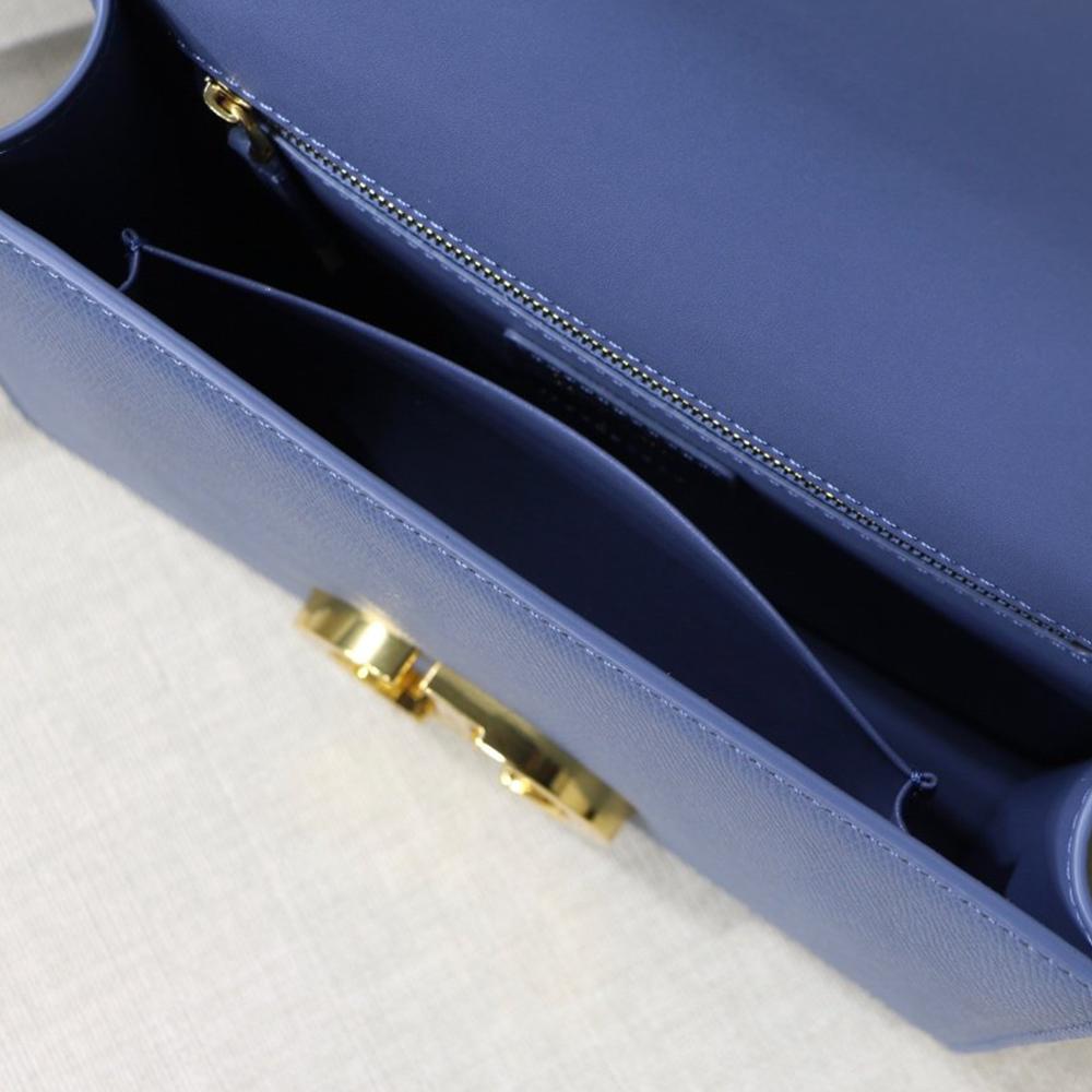 Dior 30 Montaigne Bag - Blue-Gray — view 7