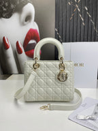 Dior Lady Medium White Bag 24cm — view 7