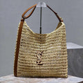 Saint Laurent YSL Raffia Tote Bag — view 15