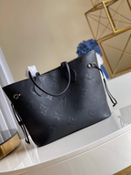 Louis Vuitton Neverfull MM Tote Bag - Black — view 2