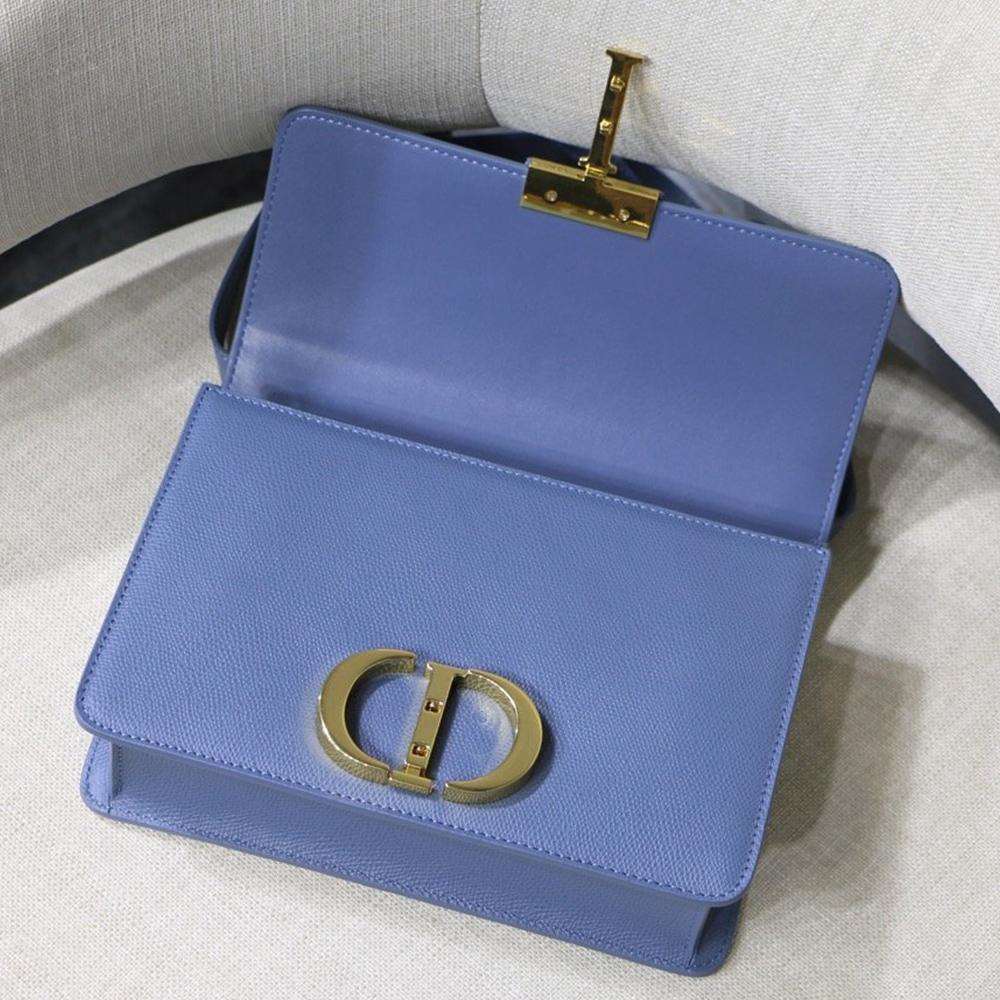 Dior 30 Montaigne Bag - Blue-Gray — view 6