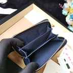 Chanel Coin Wallet Navy Blue — view 9