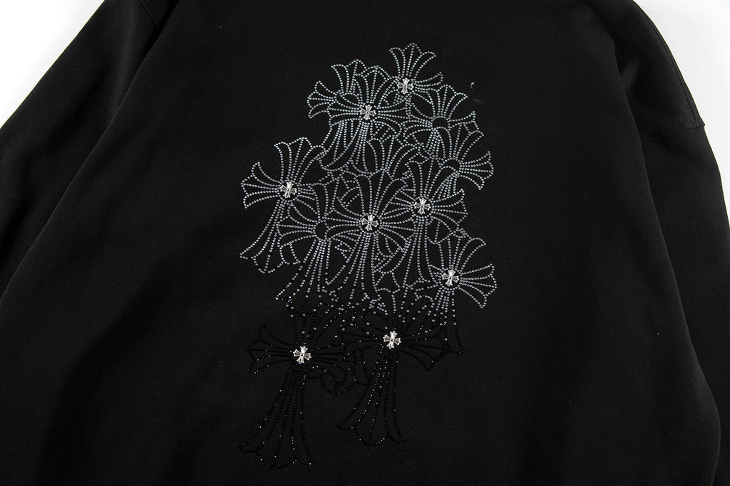 Chrome Hearts New Zip Up Hoodie -TQ02 — view 6