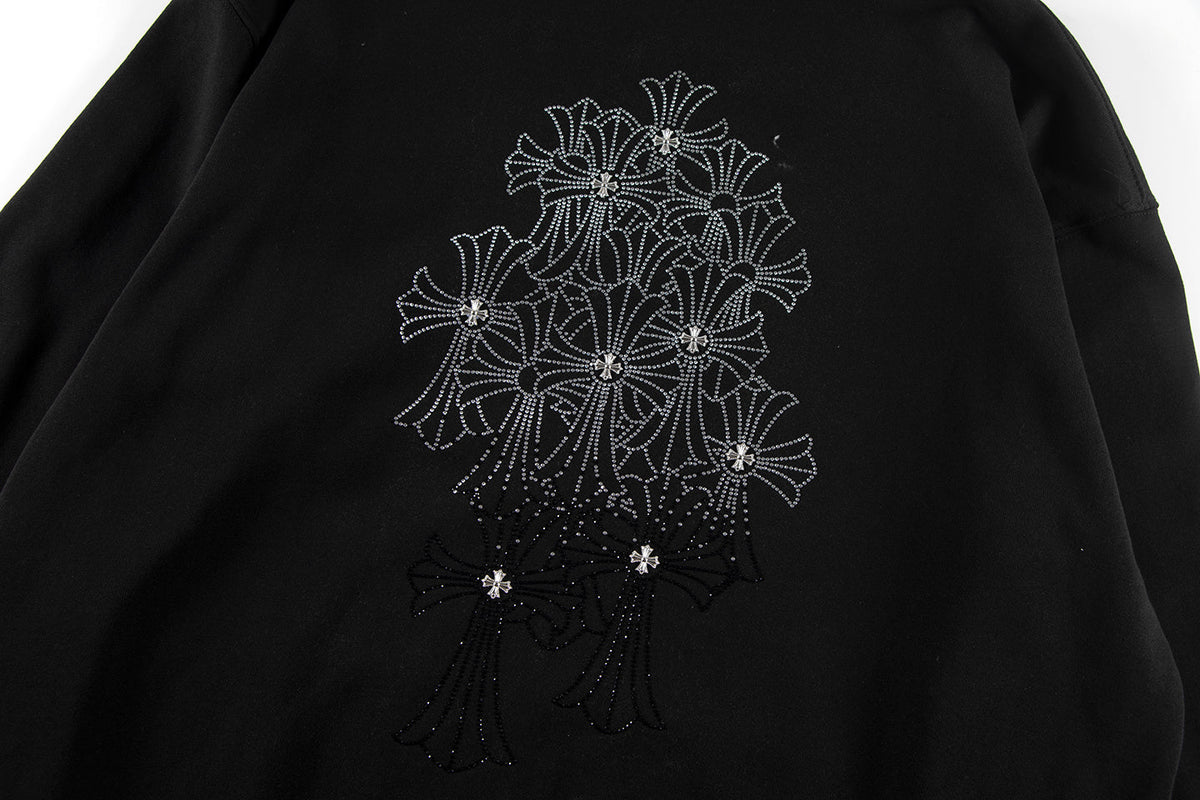 Chrome Hearts New Zip Up Hoodie -TQ02 — view 6