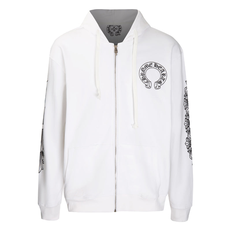 Chrome Hearts New Zip Up Hoodie -5001 — view 17