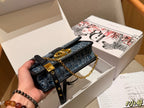 Dior New Fashion Denim Chain Bag - Blue — view 5