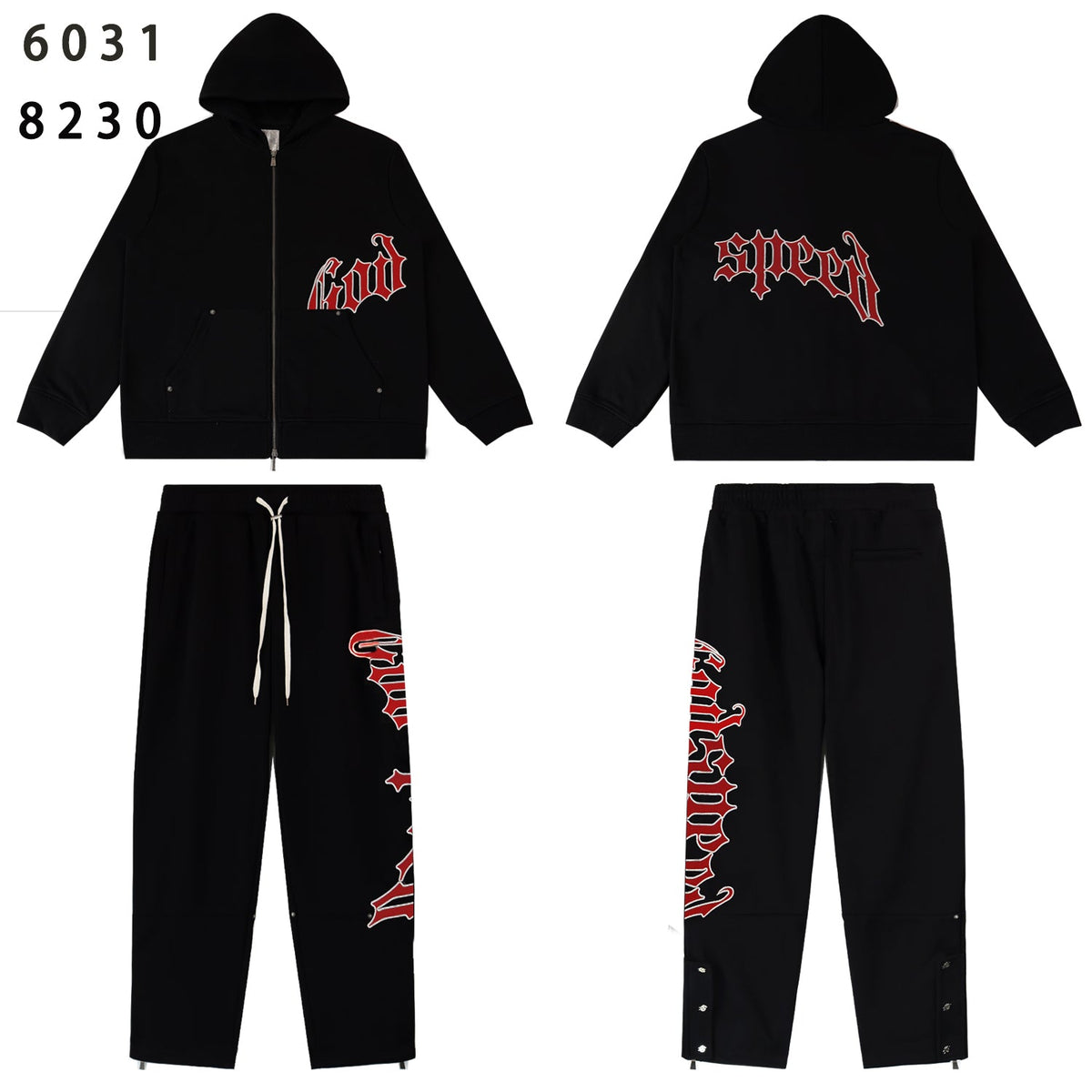 GodSpeed New Hoodie and Pants Set — view 3