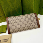 Gucci Brown Saddle Buckle Handbag — view 3