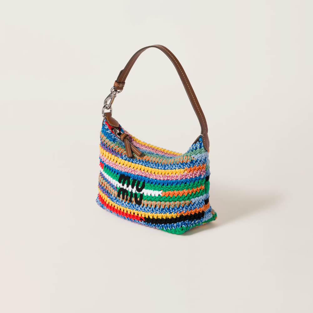 Miu Miu Multicolor Crochet Pouch - Multicolored — view 2