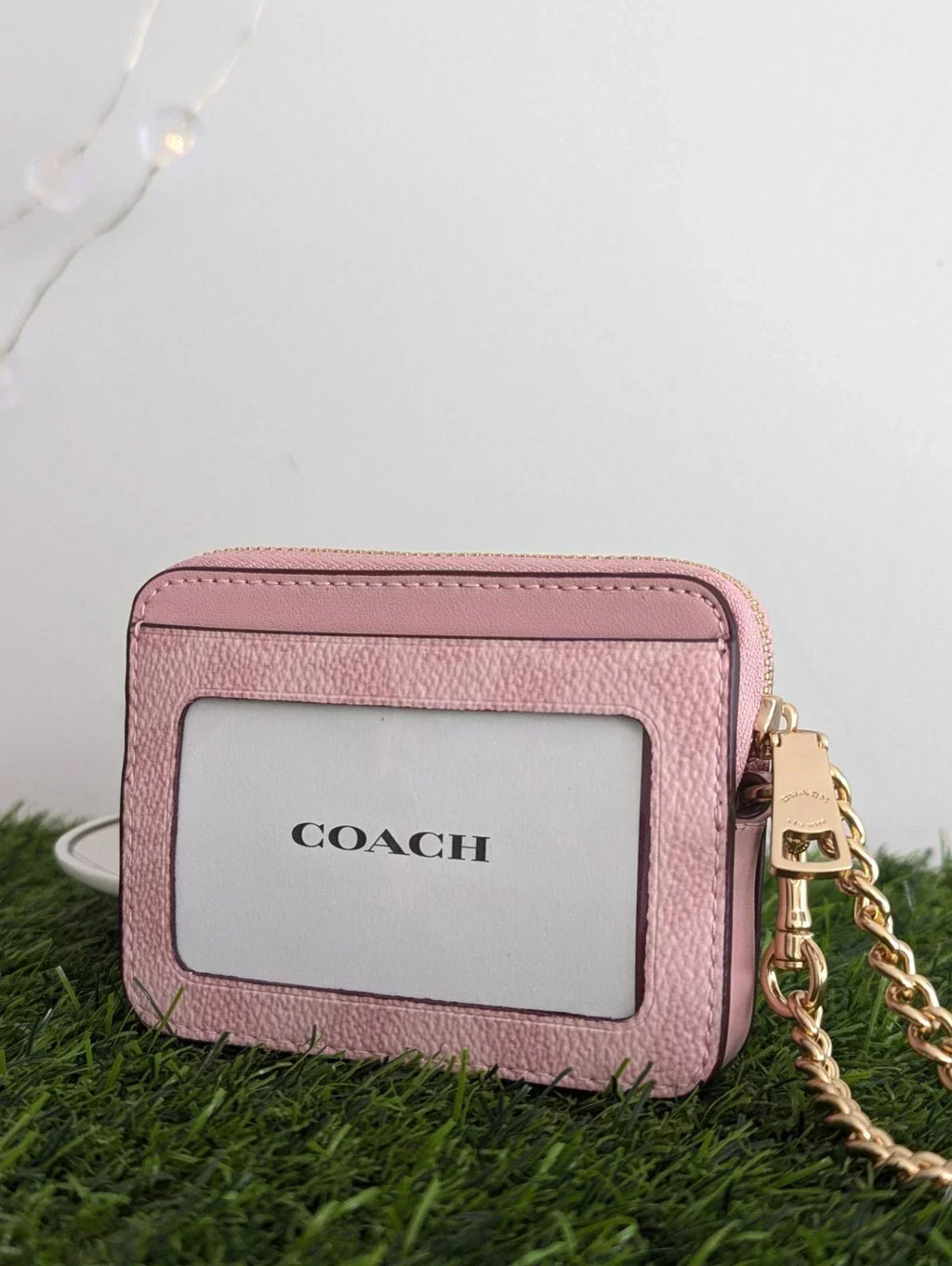 Coach Card Holder Powder Pink — view 2