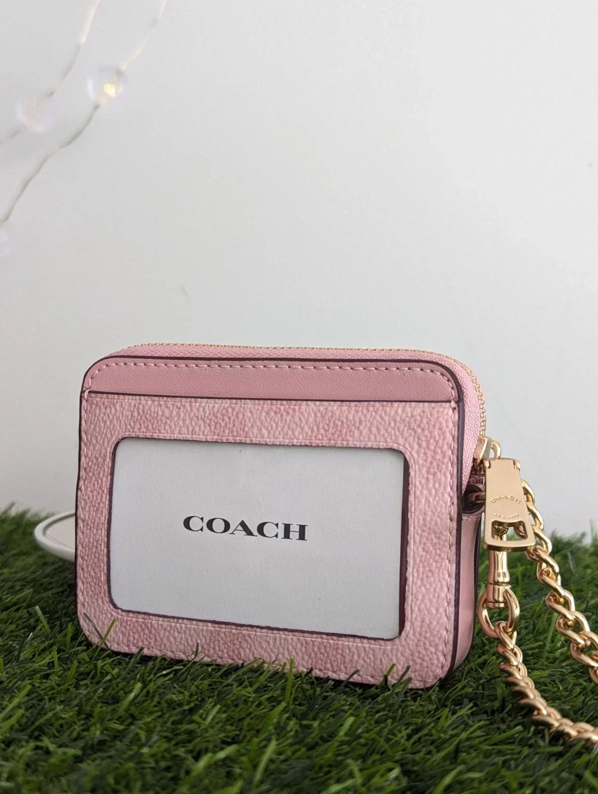 Coach Card Holder Powder Pink — view 2