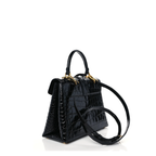 LV Rose Des Vents Mini Handbag - Alligator Matte Black — view 2