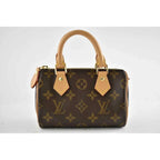 LV Nano Speedy Mini Brown Monogram Handbag — view 2