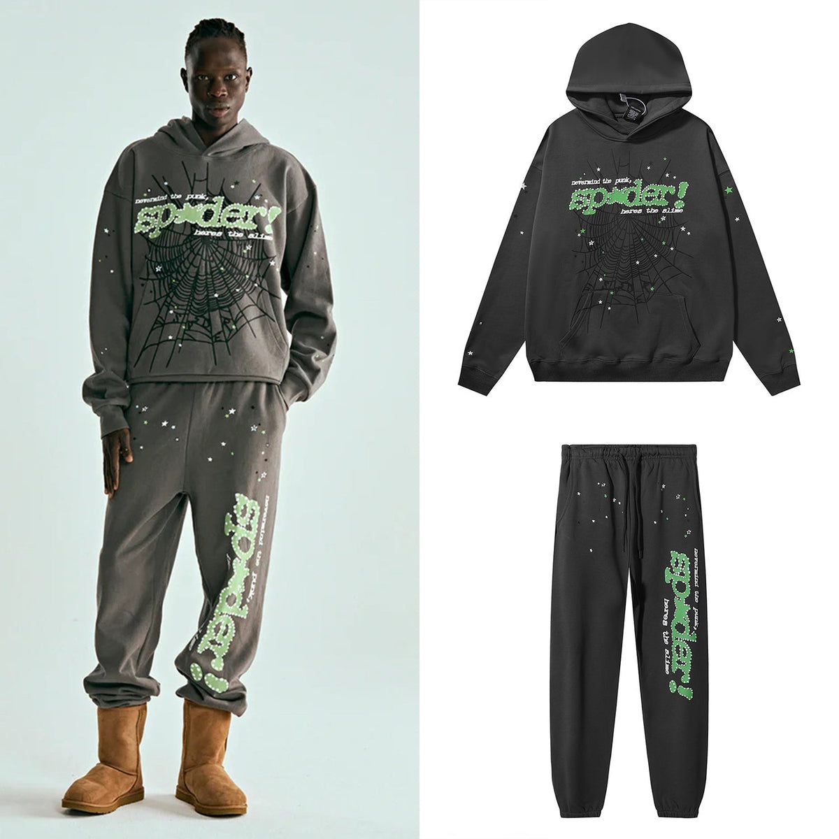 Sp5der Hoodie Suit — view 2
