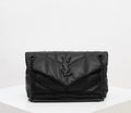 Saint Laurent Loulou Shoulder Bag - Black — view 10