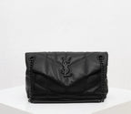 Saint Laurent Loulou Shoulder Bag - Black — view 1