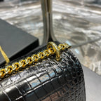 YSL Sunset Bag Small - Black — view 4