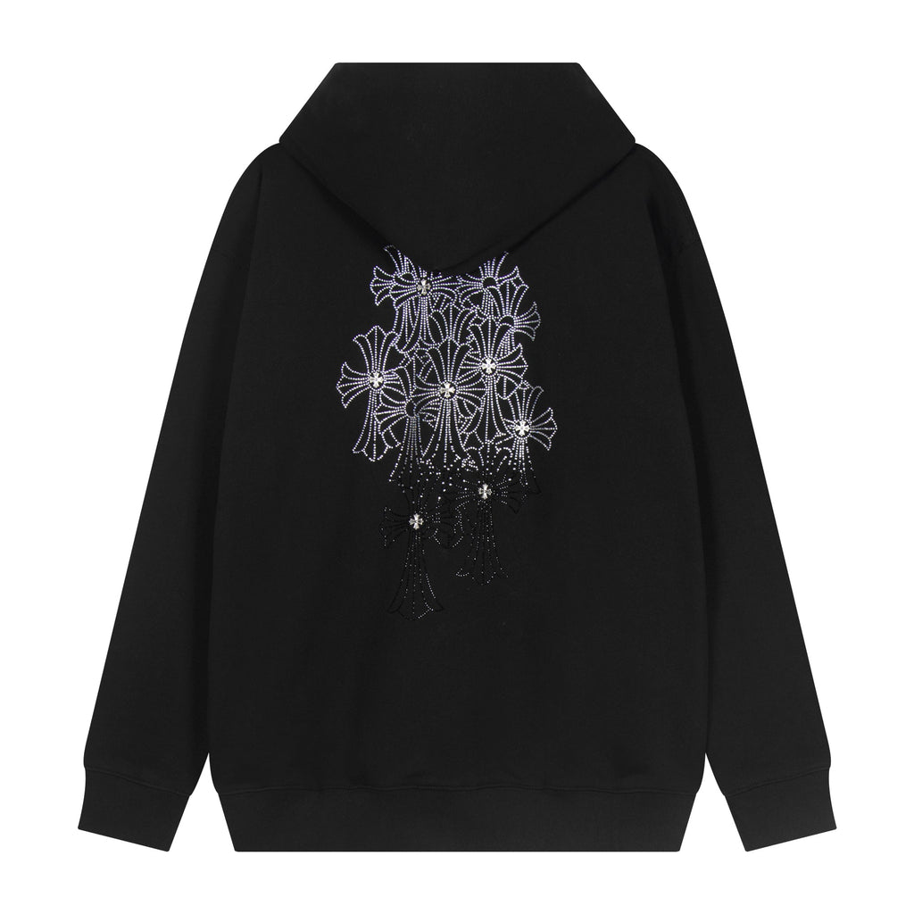 Chrome Hearts New Zip Up Hoodie -TQ02 — view 3