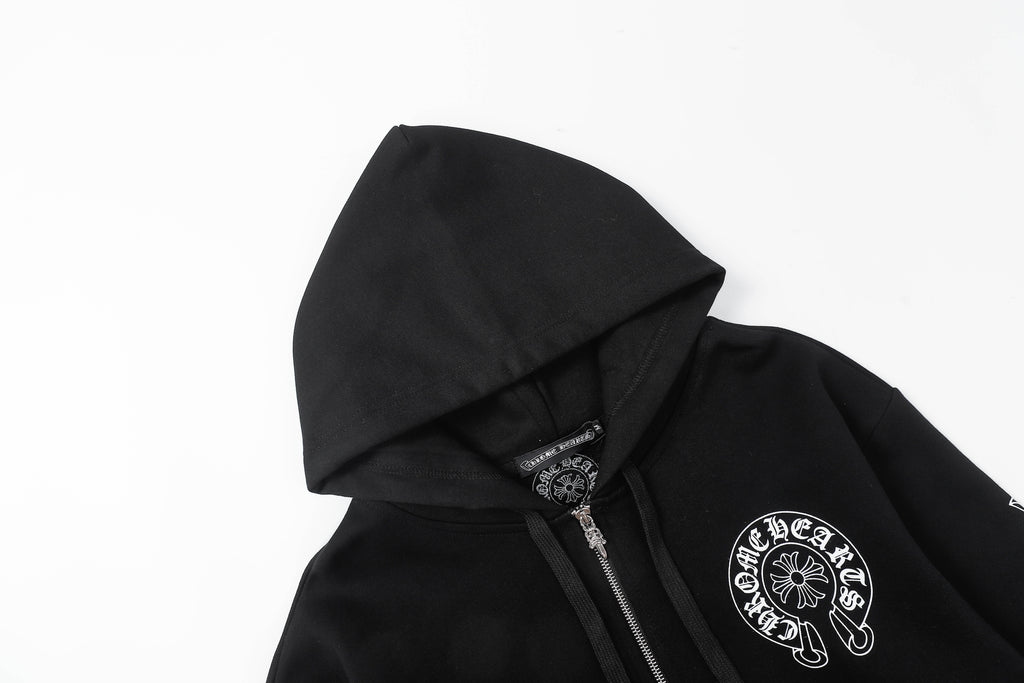 Chrome Hearts New Zip Up Hoodie 8515 — view 4