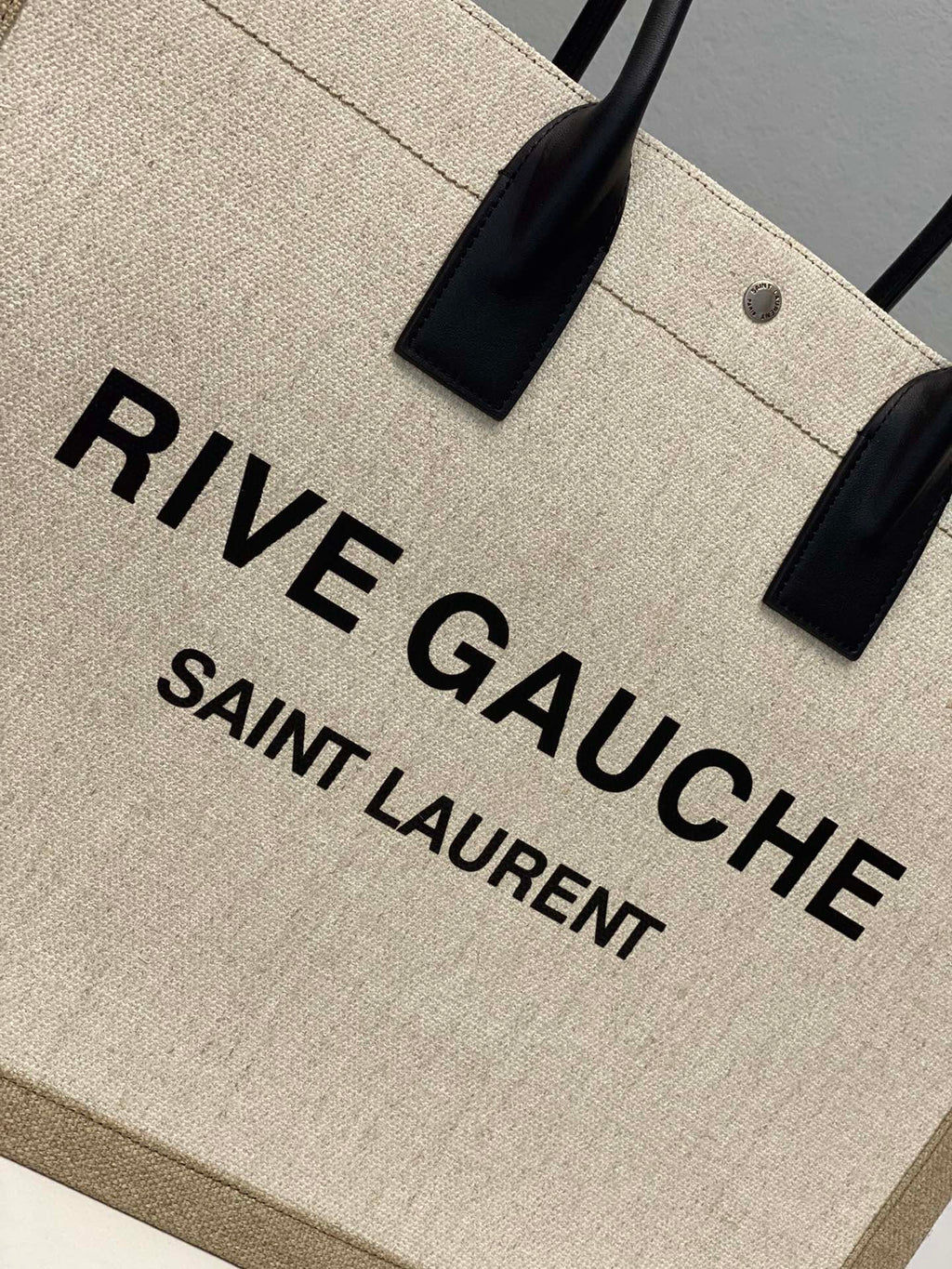 YSL Large Tote Bag - White — view 6