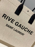 YSL Large Tote Bag - White — view 6