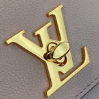 LV Twist Chain Wallet Light Pink Grain Leather — view 5